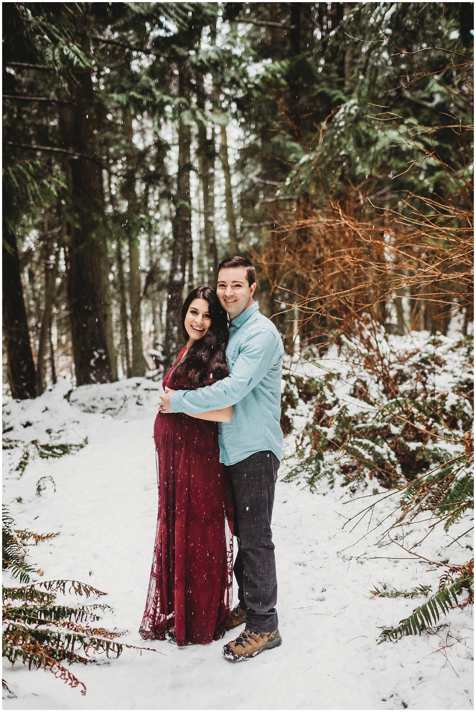 Whidbey Island snowy session