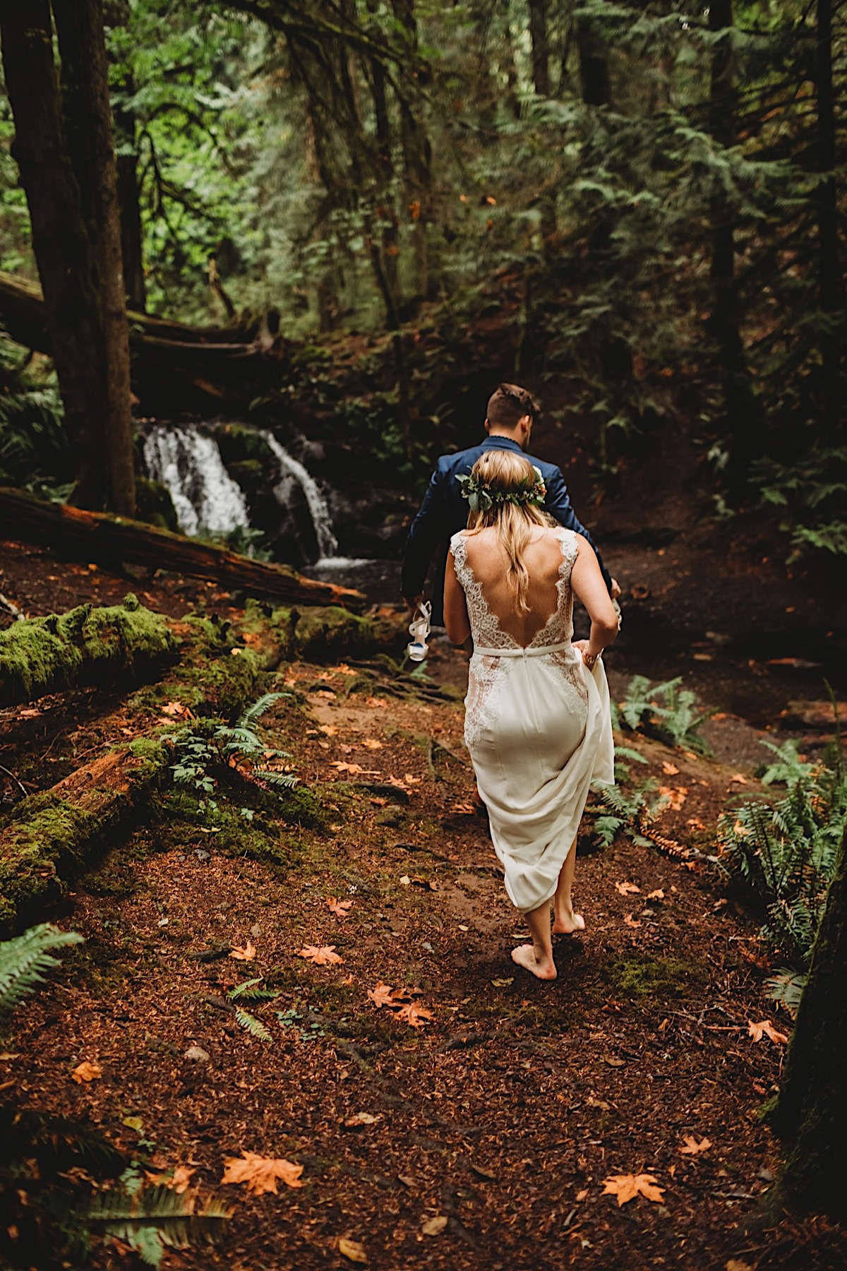 Misty Orcas Island elopement on San Juan islands