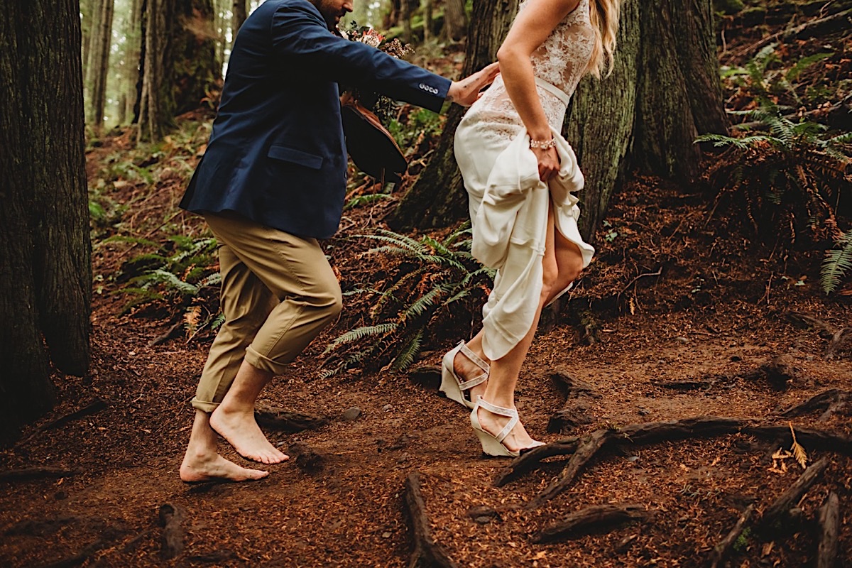 Intimate elopement on Washington's San Juan islands