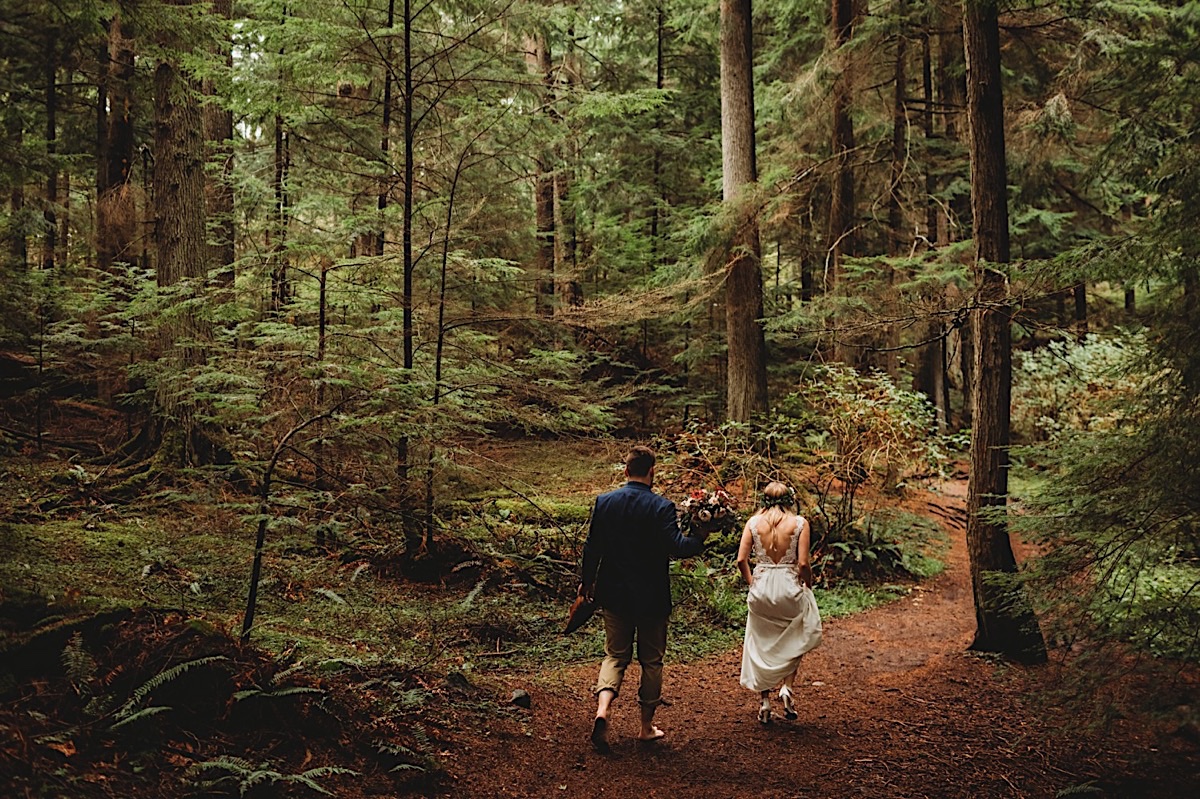 Intimate elopement on Washington's San Juan islands