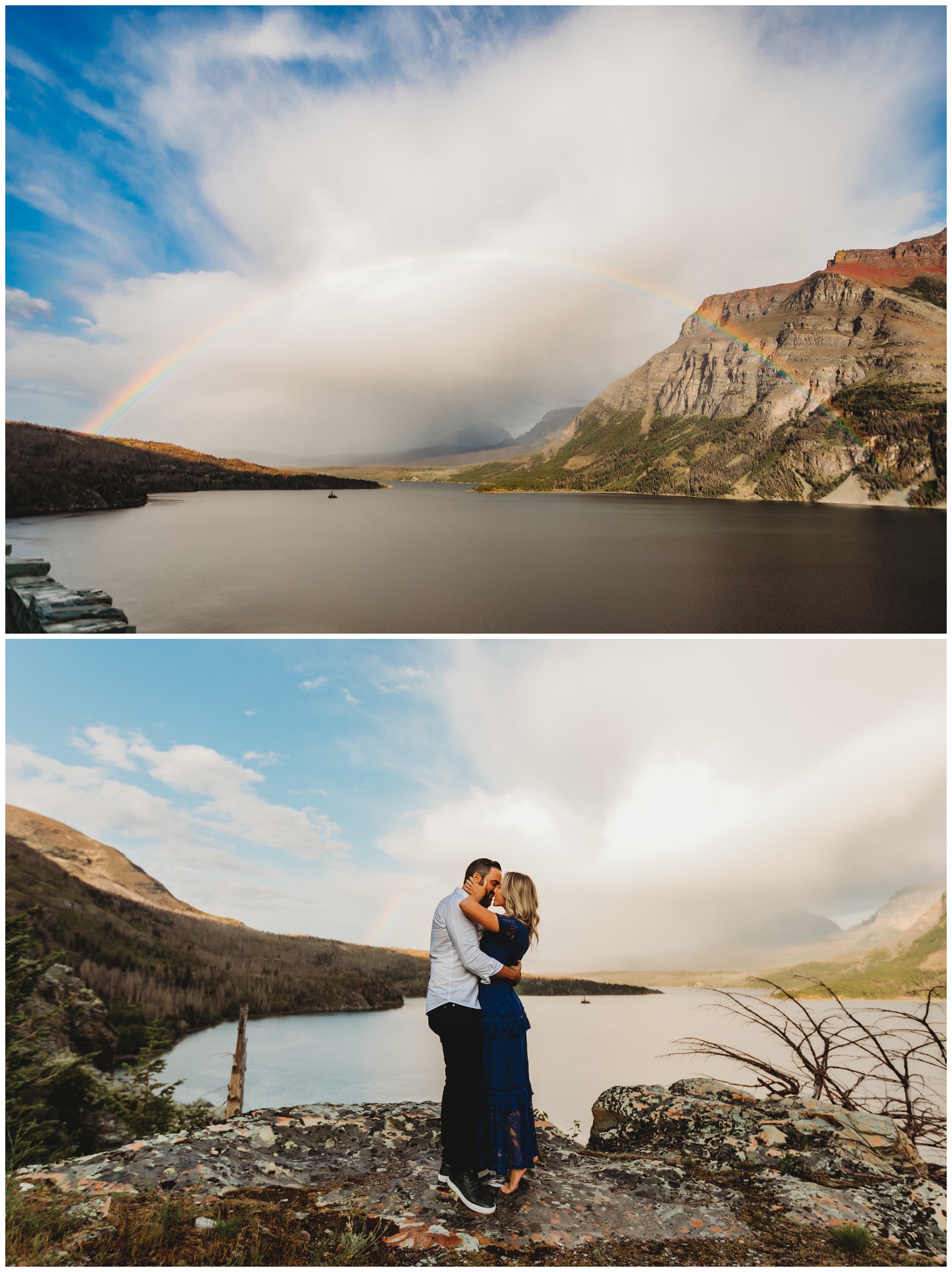 couple portraits by the lake