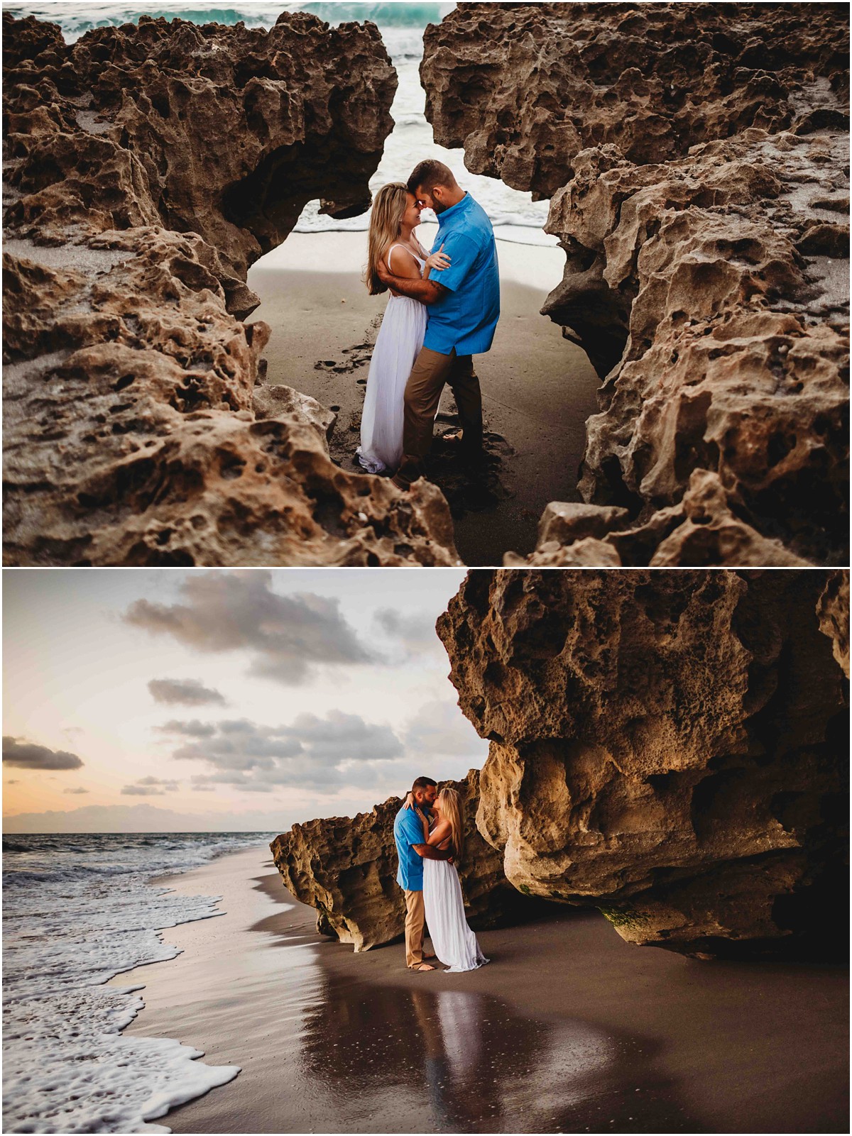 Sunrise engagement session in Florida