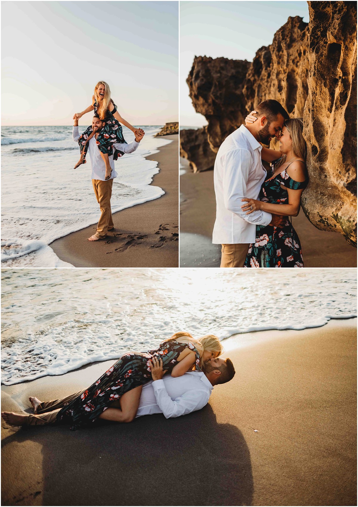 South Florida Beach Engagement 