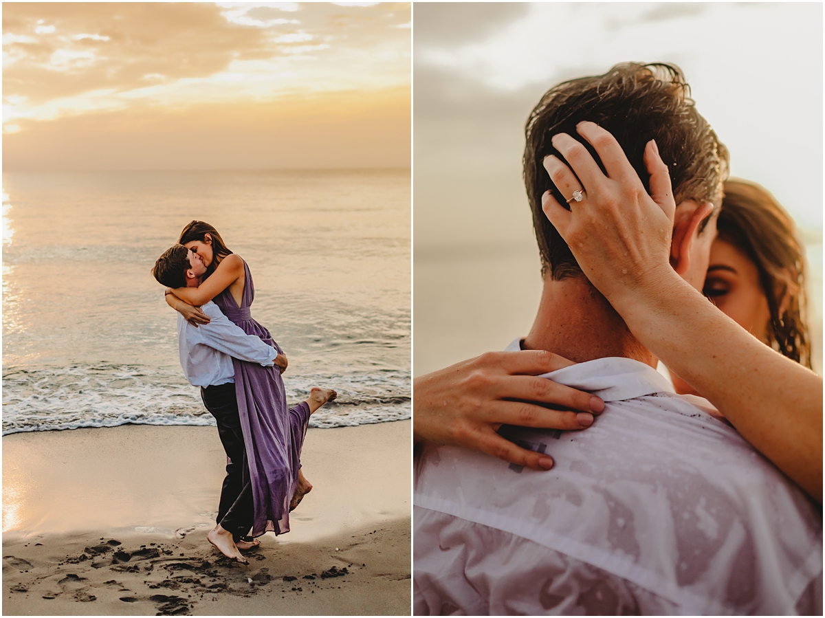 Jupiter Beach Florida Engagement Session Abigail James