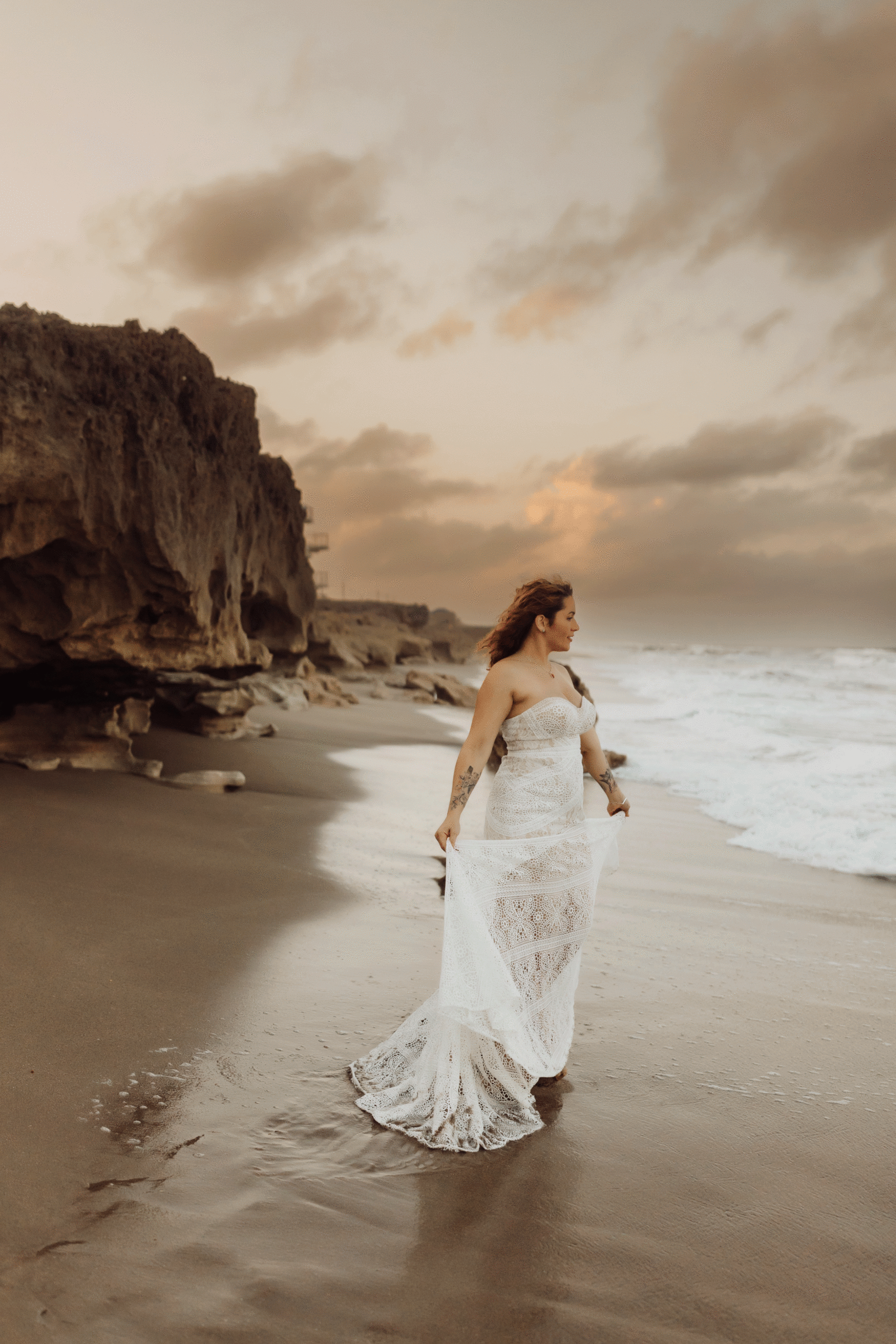 Gif of Florida Beach Elopement